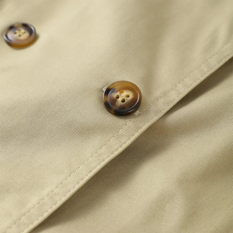 Lazarno Fashionable Belted Waist Trench Coat