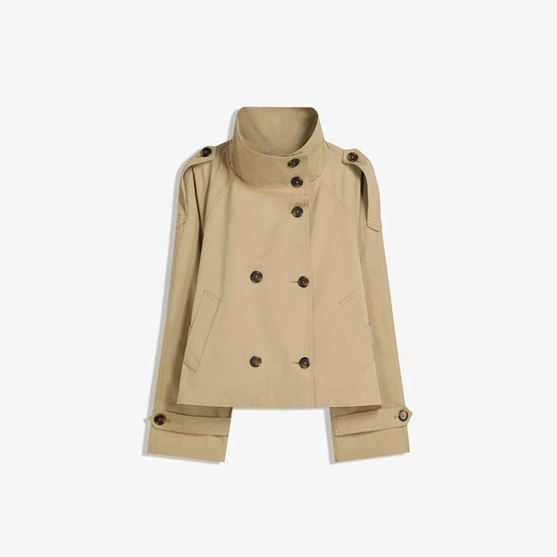 Lazarno Fashionable Belted Waist Trench Coat