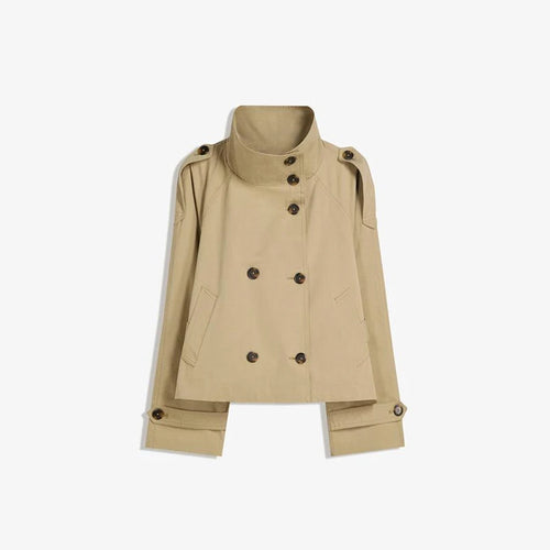 Lazarno Fashionable Belted Waist Trench Coat