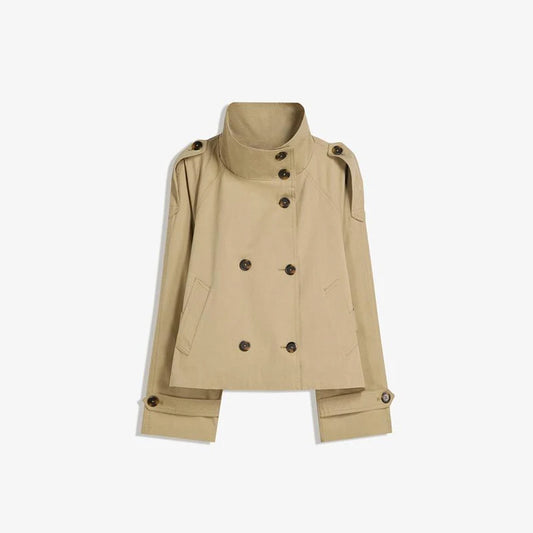 Lazarno Fashionable Belted Waist Trench Coat